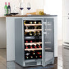 Liebherr WS4000 24 Inch Freestanding Dual Zone Wine Cooler with 40 Bottle Capacity