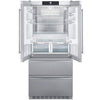 Liebherr CBS2062 Counter Depth 4-Door French Door Refrigerator with 18.8 cu. ft. Capacity